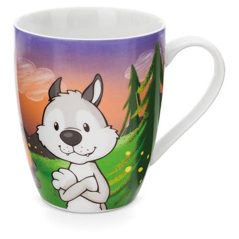 NICI Forest Friends Winny Wolf Jojo Chipmunk Mug Nici Co Uk