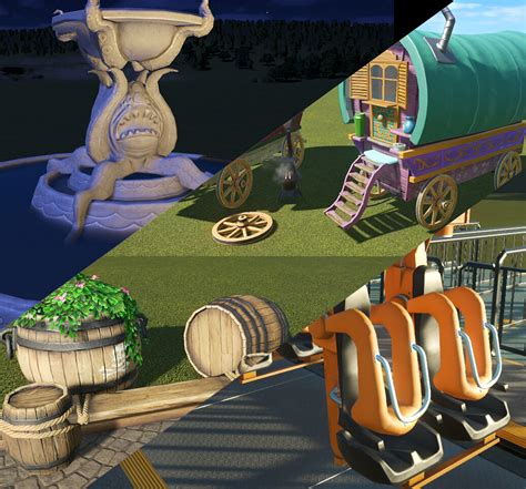 Artstation Planet Coaster 2016 Props