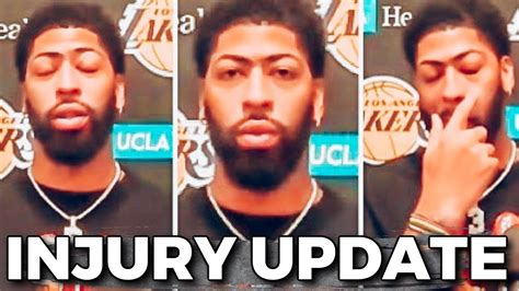 Anthony Davis Injury Update Youtube