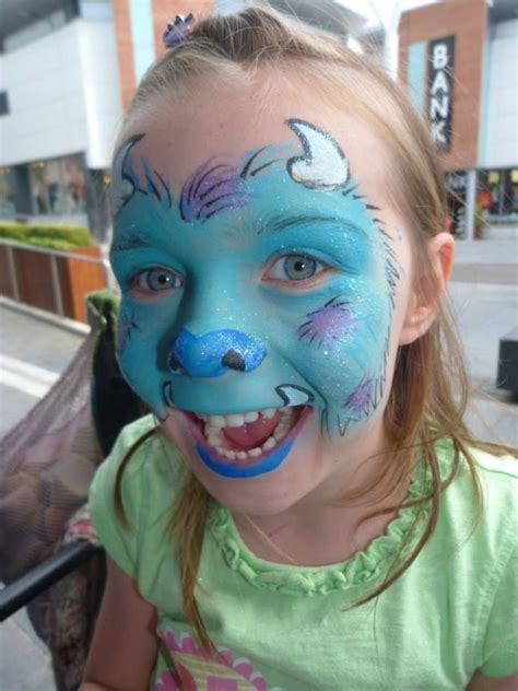 Our Take On Sulley Monsters Inc Face Paint Party Face Painting