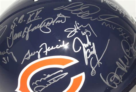 1985 Bears Full Size Authentic On Field Helmet Team Signed By 30 With