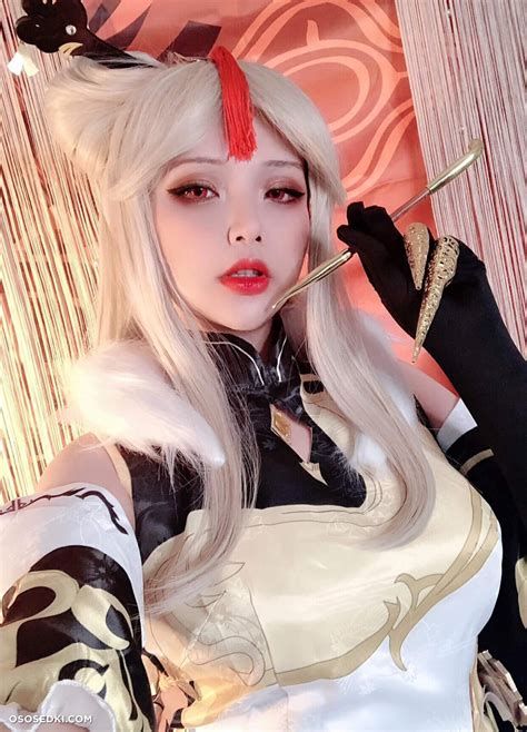 Hana Bunny Ningguang Genshin Impact Naked Cosplay Asian 13 Photos