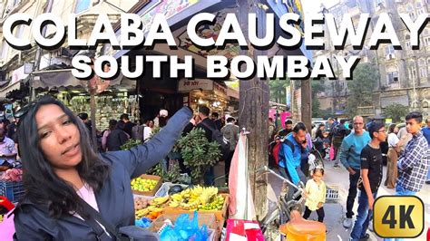 Crazy Walk On The Streets Of Colaba Causeway Mumbai 4K India YouTube