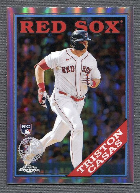 2023 Topps Chrome 88BC 10 Triston Casas 1988 Topps Baseball RC EBay