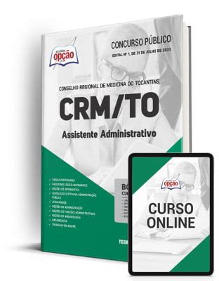 Baixe Apostila Pdf Apostila CRM TO 2023 Assistente Administrativo