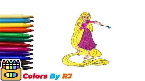 Disney Princess Rapunzel Coloring Pages And Coloring Book Tangled How