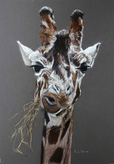 Giraffe Head Painting