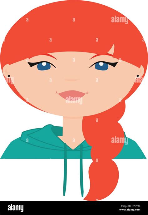 Cute Woman Face Stock Vector Image And Art Alamy