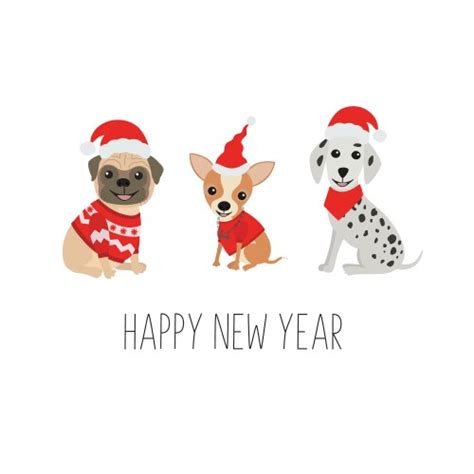 Christmas pinky piggy with a hat new year Vector Image