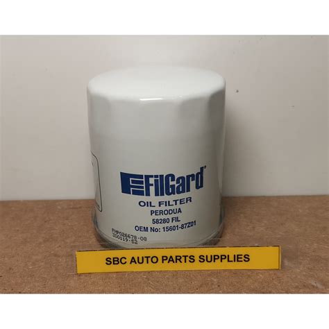 Sbc Auto Filgard Oil Filter Perodua Kancil Kelisa Kenari Kembara Viva