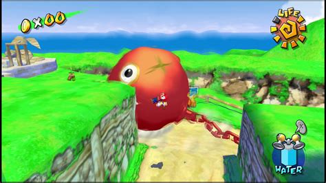 Super Mario Sunshine Pianta Village Episode Chain Chomp S Bath