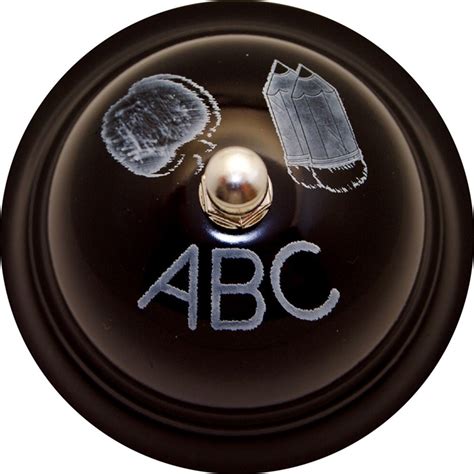 Decorative Call Bell Abc Chalkboard Ash10519 Ashley Productions Bells