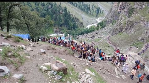 Amarnath Yatra Resumes Today From Pahalgam Pilgrimage To Leave