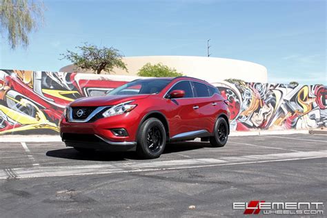 18x85 Niche Kumo All Matte Black M176 On A 2015 Nissan Murano W Specs