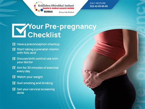 Your Pre Pregnancy Checklist