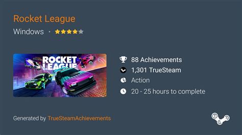 Rocket League Achievements | TrueSteamAchievements