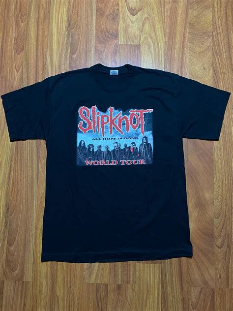 Vintage Slipknot 2008 All Hope Is Gone World Tour Vintage T Euro Grailed