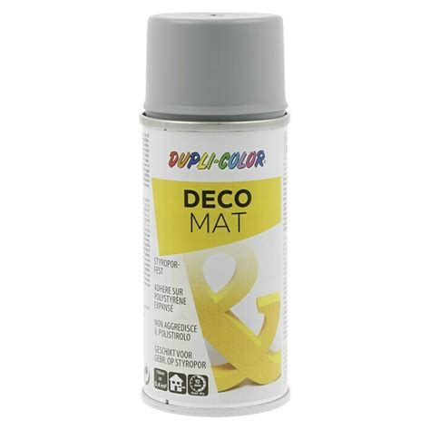 Dupli Color Deco Mat Acryl Lackspray RAL 7001 Silbergrau 150 Ml Matt