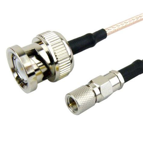 BNC Male To 10 32 Male Cable RG 316 Coax In 12 Inch