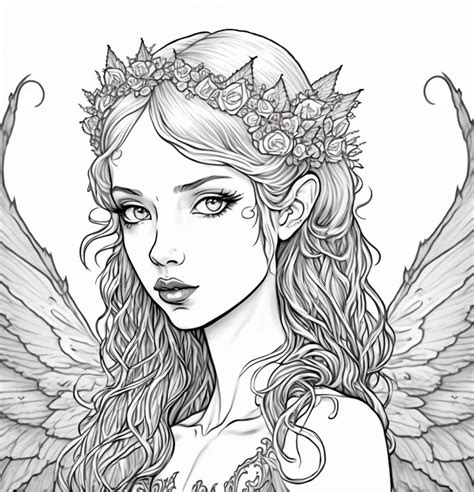 Fairy Coloring Pages Unique Fairy Coloring Sheets Off