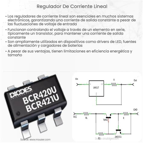 Regulador De Corriente Lineal How It Works Application Advantages