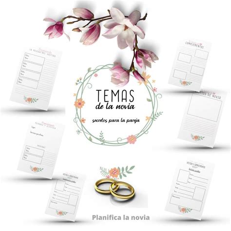 Agenda Boda Pdf A A Descarga Etsy Espa A