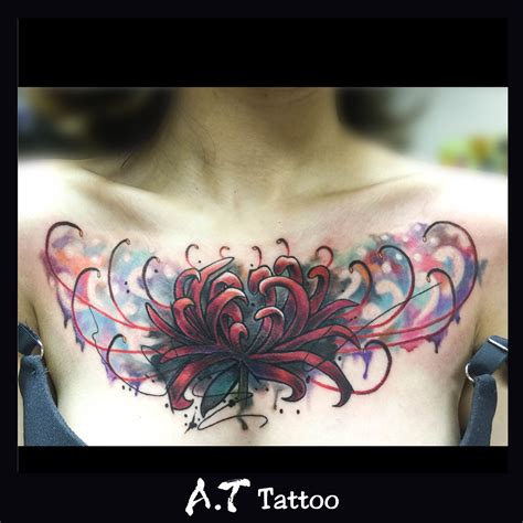 Lycoris Radiata Tattoo Tattoos Watercolor Tattoo Watercolor