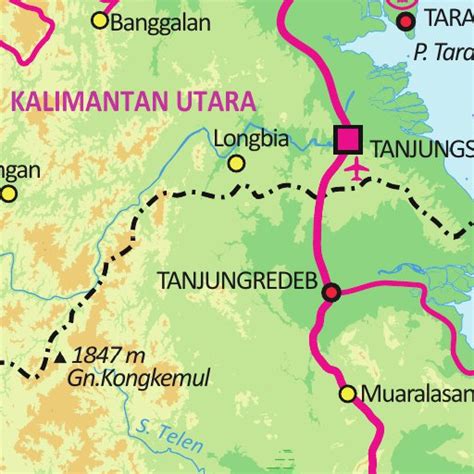 Kalimantan Map by Georof Map Services | Avenza Maps