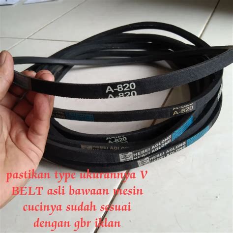 V Belt Fan Belt Van Bel Karet Mesin Cuci A A Lazada Indonesia