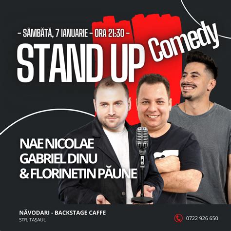 Bilete Navodari Stand Up Cu Nae Nicolae Gabriel Dinu Si Florentin