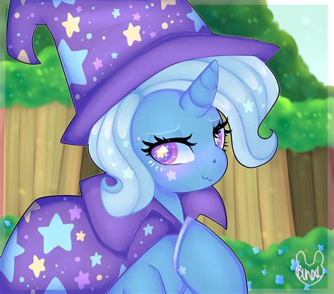 1724532 Safe Artist Bunxl Character Trixie Species Pony Species