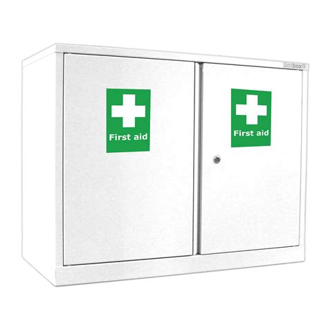 First Aid Large Wall Cabinetlocking Medstore