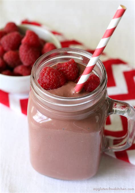 Dairy Free Chocolate Raspberry Smoothie