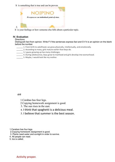 Lesson Plan 3rd Quarter SLAC FACT OPINION Demo Docx