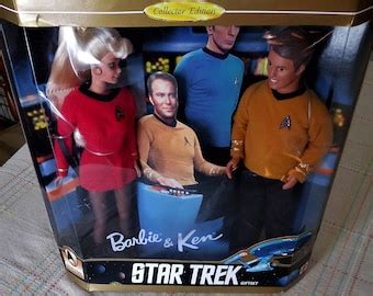 Vintage Star Trek Barbie Ken Gift Set Collector Edition Th