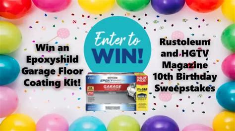 HGTV Magazine Birthday Sweepstakes 10 Winners SweepstakesBible