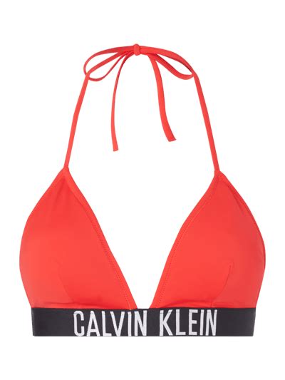 Calvin Klein Underwear Bikini Oberteil Mit Neckholder Rot Online Kaufen