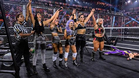 Team Candice Def Team Shotzi Wargames Match Wwe