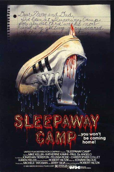 Sleepaway Camp 1983 Horror Movie Posters Sleepaway Camp Horror Movies