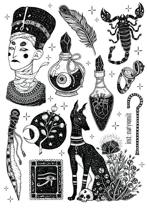 Tattoo Flash Sets On Behance