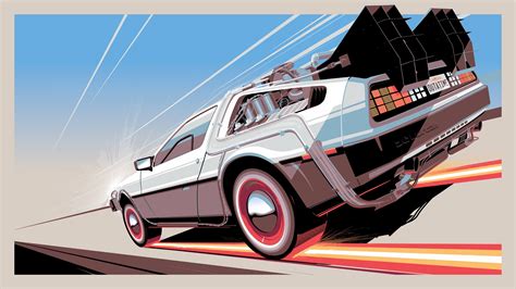 Time Travel Car Back To The Future Dmc Delorean 4k Delorean Hd Wallpaper