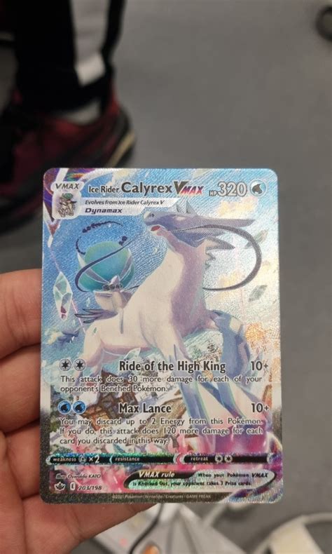 Ice Rider Calyrex Vmax Pokemon Cards Alternate Art Pokemon Tcg