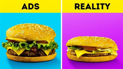 Fast Food Vs Reality Diy Experiment Youtube