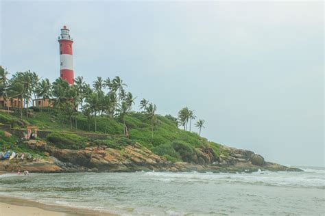 Kovalam Light House on a beach in Kerala - PixaHive