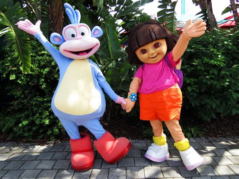 Boots And Dora Hollywood Universal Studios Florida Meeko Flickr