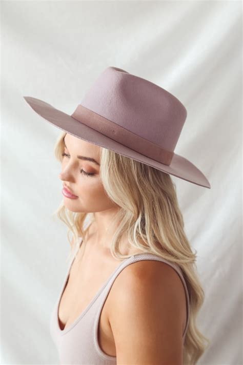 Wyeth River Hat Trendy Taupe Wool Hat Wide Brim Fedora Hat Lulus