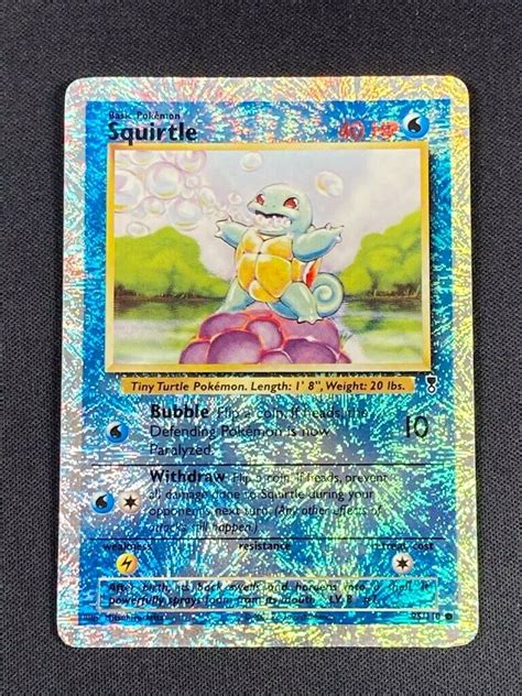 Squirtle Legendary Collection Pokemon Card LP Values MAVIN