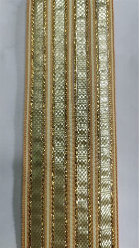 Inch Golden Polyester Lace For Garments At Rs Meter In Surat Id