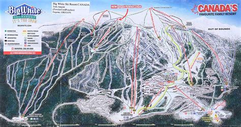 Big White Ski Area Trail Map