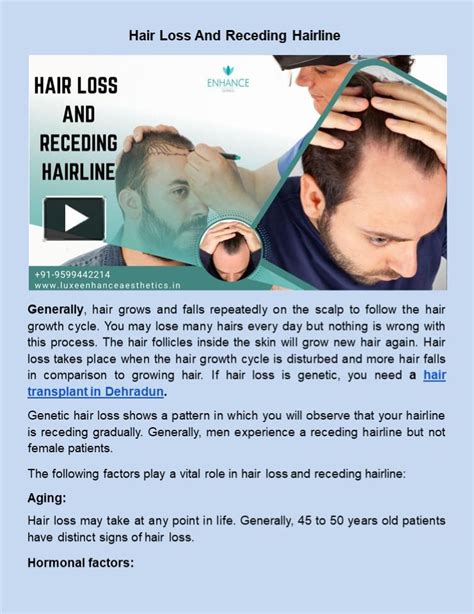 Ppt Hair Loss And Receding Hairline Powerpoint Presentation Free To